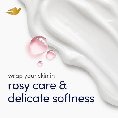 Dove Beauty Bar Soap Pink Rosa, for Soft, Smooth Skin, 6 Bars 3.75 oz | For face, body & hands, Helps cleanse without dryness, With 1/4 moisturizing cream, Sulfate-free thumbnail 8