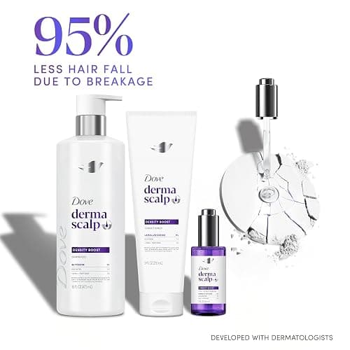 Dove Density Boost Scalp + Hair Therapy for Fullness Restore & Visible Hair Fullness, with Clinically Proven Skin Care Actives, 2 oz thumbnail 9