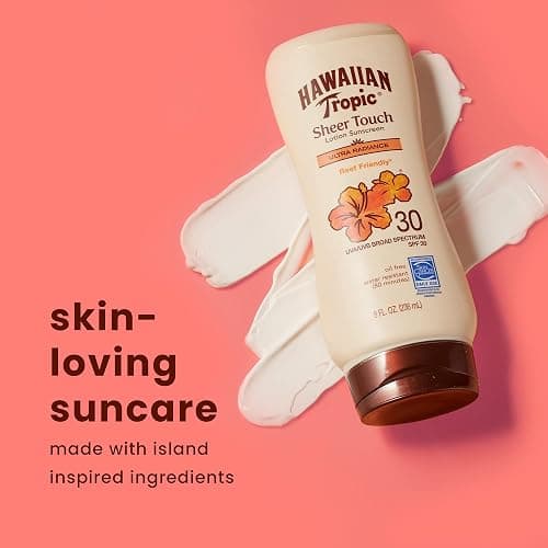 Hawaiian Tropic SPF 30 Broad Spectrum Sunscreen and After Sun Pack with 8oz Sheer Touch Moisturizing Sunscreen Lotion and 6oz Silk Hydration Weightless After Sun Lotion thumbnail 3