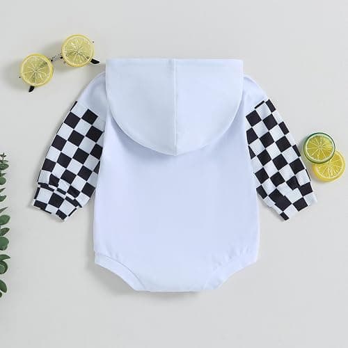 Socutebabe Baby Boy Fall Clothes Long Sleeve Pullover Checkerboard Hoodie Romper Sweatshirt Mama Boy Outfits Sweater Jumpsuit thumbnail 8