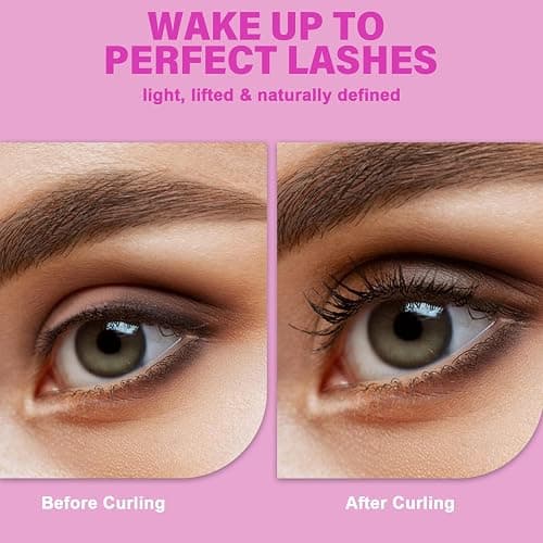 Whalrace Eyelash Curlers with 6PCS Extra Replacement Pads, Premium Quality Eye Lash Curler, Superior Curling Effect, Easy to Hold and Use, Christmas Gifts for Her - Orange Purple Handle thumbnail 9