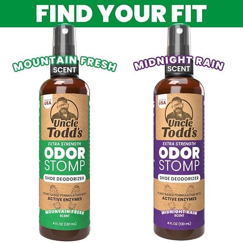 Uncle Todd's Shoe Deodorizer Spray - Proven & Powerful Enzyme Formula Spray for Shoe Odor Elimination in All Footwear (Mountain Fresh) thumbnail 8