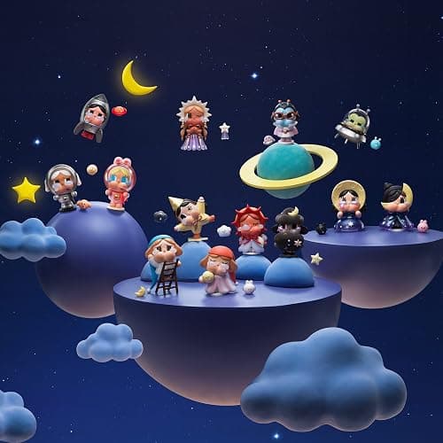 POP MART Crybaby Crying to The Moon Series Blind Box Figures, Collectible Toys Home Decorations, Holiday Birthday Gifts for Girls and Boys, Single Box thumbnail 9
