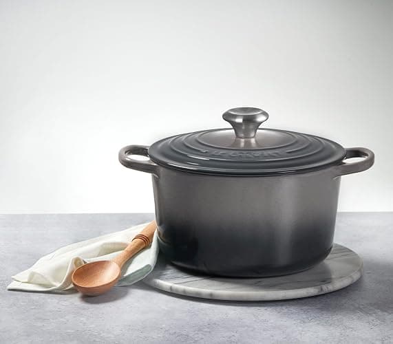 Le Creuset Enameled Cast Iron Signature Deep Round Oven, 6.5 qt., Licorice thumbnail 7