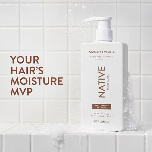 Native Coconut & Vanilla Shampoo and Conditioner Contain Naturally Derived Ingredients | All Hair Types, Color & Treated, Fine to Dry Damaged, Sulfate & Dye Free - 2-Pack thumbnail 2