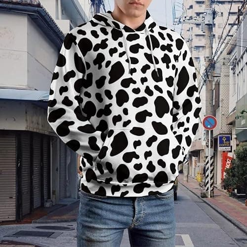 ZultXing Unisex Hoodies 3D Print Long Sleeve Novelty Pullover Sweatshirt with Big Pockets for Men, Teen Boy, Women thumbnail 2