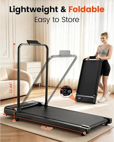 ICYLOOT Walking Pad Treadmill with Incline and Handle Bar for Home Office | Walking Pad Under Desk,Body Toning,Safety Handle,45db Quiet Design,5-Layer Shock Absorption Belt,0.6-3.8 MPH Remote Control thumbnail 6