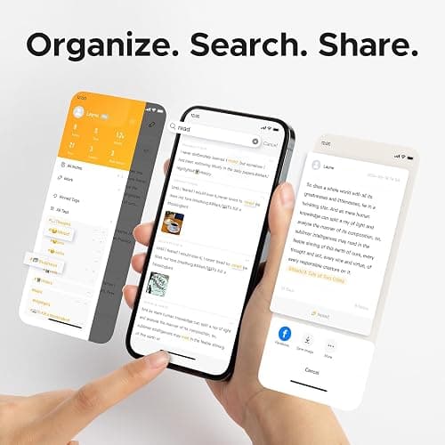 VYU iMark Digital Highlighter, Book Markers for Reading and Annotations, Real-Time Sync to Digitize, Store, and Share Quote Cards, Best Gift for Book Lovers, Students thumbnail 5