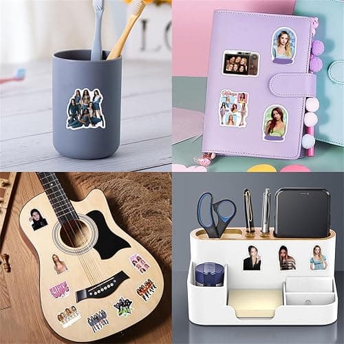 78Pcs KATSEYE Stickers Set Beautiful Chaos Album Stickers for Teens Adults Gift for Fans, KATSEYE Merch Decals for Water Bottle, Laptop, Computer, Skateboard, Phone thumbnail 5