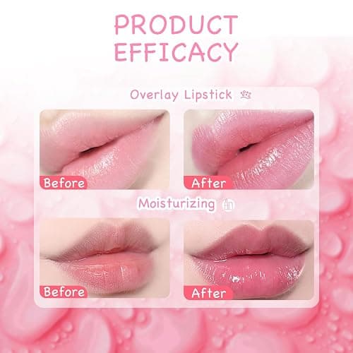 Ninnyi 6 PCS Lip Gloss Sets for Teenage Girls, Mini Fruit Lipgloss Pack for kids, Long Lasting Lip Glow Balm Lip Care thumbnail 3
