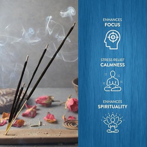 Hem Frankincense Myrrh Incense Sticks - 120 Count | Natural Air Purifying Aromatherapy | Calming and Cleansing Fragrance | Perfect for Meditation and Relaxation | Long-Lasting Burn. thumbnail 3