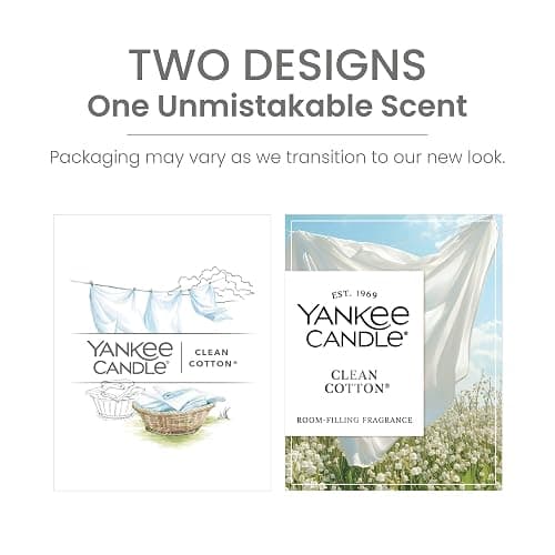 Yankee Candle Large Tumbler Scented Candle with up to 80 Hour Burn Time, Premium Plant Wax Blend for Consistent Burn, 20 oz Tumbler Candle with Room Filling Fragrance, Clean Cotton thumbnail 9