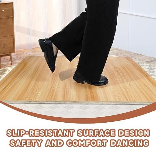 Besutosera Tap Board for Tap Dancing Portable Tap Dance Board - Ideal for Dancers Home & Outdoor, Portable Stage Platform, Versatile Dance Floor Tiles - Pro-Quality Tap Dancing Practice Board thumbnail 4
