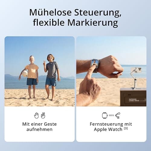 DJI Osmo Mobile 7 Gimbal-Stabilisator für iPhone, Android, integriertes Stativ, Ultraleicht, 3-Achsen-Smartphone-Gimbal, ActiveTrack 7.0, ShotGuides, EIN-klick-Bearbeitung, 10 Std. Nutzung thumbnail 5
