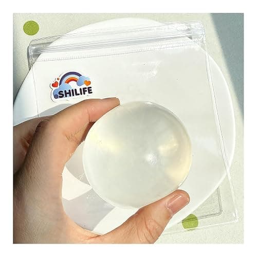 Taba Squishy fufu squishise,Kawaii Squishies PVC Toys,Stress Relieving Fur Ball OPP Packaging Gifts|Squishy Fidget Toys for Anxiety&Relaxation|Perfect Desk Accessory for Adults (Transparent) thumbnail 5