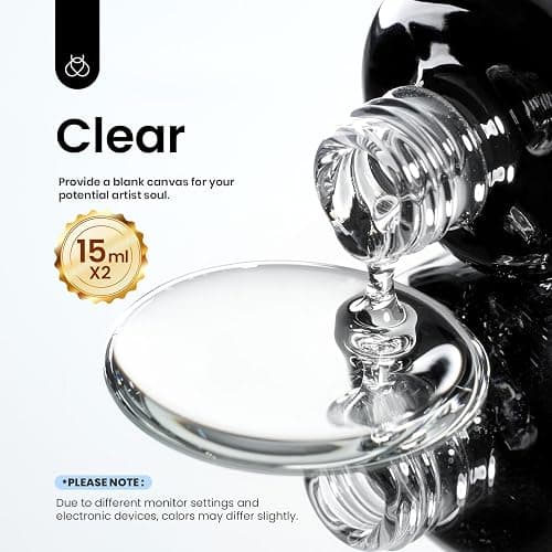 Beetles Clear Builder Nail Gel 0.51 oz 2 pcs Enhancement Gel for Weak & Thin Nails Building Apex Nail Thickening DIY Salon at Home for Beginner thumbnail 4