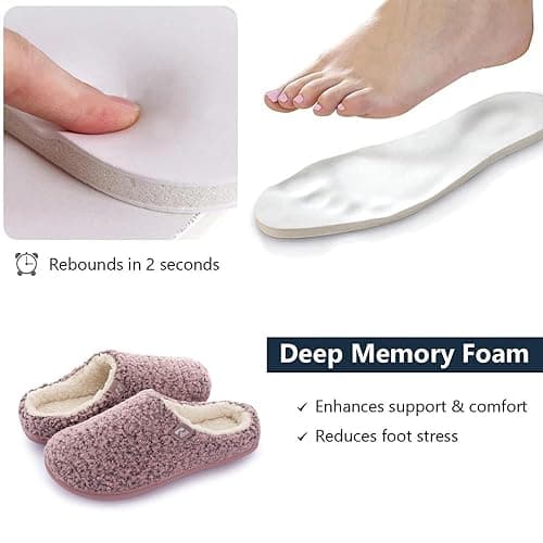 RockDove Women's Plush Retreat Sherpa Fleece Clog Slipper thumbnail 4