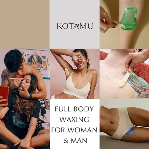 KOTAMU Waxing Kit Black Digital Wax Kit for Women Men Sensitive Skin Hard Waxing Pot for Eyebrow Face Leg Underarm Coarse Soft Hair Removal Professional Wax Warmer with 25 Accessories for Home Salon thumbnail 5