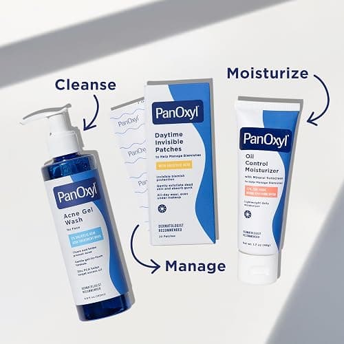 PanOxyl Acne Gel Wash, 2% Salicylic Acid, For Face, 6.5 fl oz | Gel-to-Foam Cleanser, Clears & Helps Prevent Acne, Mattifies with Zinc PCA, Reduces Redness, Nourishes Skin, All Skin Types thumbnail 7
