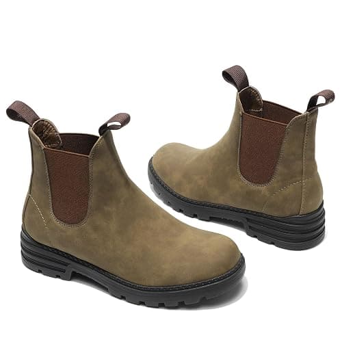 Cestfini Outdoor Chelsea Hiking Boots For Women | Slip-on lightweight design, water-resistant, non-slip, cushioned comfort for all-day wear thumbnail 5