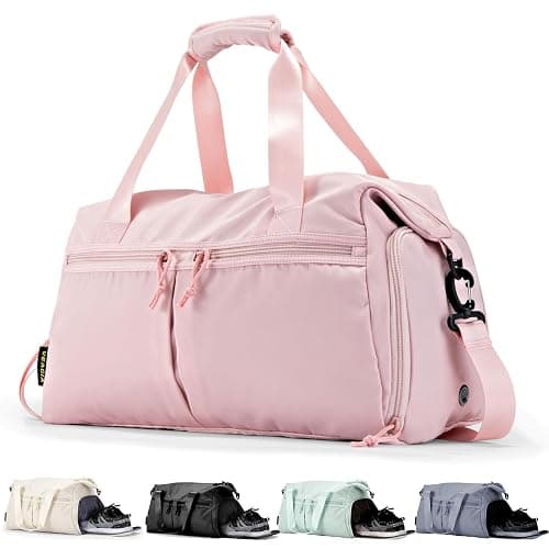 VEAGIA Weekender Duffel Bag With Shoe Compartment And Wet Pocket-Luggage Everyday Overnight Bag for Men and Women Travel-Carry On Gym Bag - Image 1