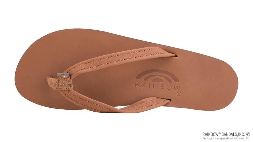 Rainbow Sandals Women's Single Layer Leather Sandal Narrow Strap thumbnail 3