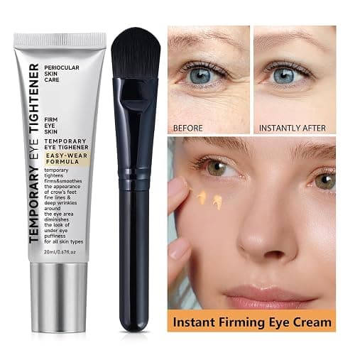 KTRolster perfection eye tightener Instant Hydrating Under Eye Cream, instant face lift cream, Easy-Wear Formula, Ultimate Lift & Smooth Finish, With Brush 2026 new-2 Pack thumbnail 2