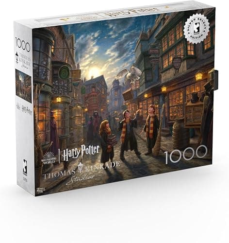 Buffalo Games Ceaco - Silver Select - Thomas Kinkade - Harry Potter Diagon Alley - 1000 Piece Jigsaw Puzzle for Adults -Challenging Puzzle Perfect for Game Nights - Size is 26.75 x 19.75 thumbnail 3