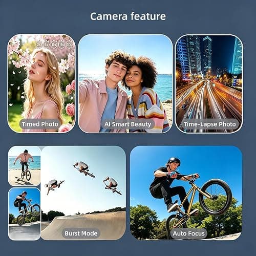 IRTANG 4K Vlogging Pocket Camera with 330° Rotating Lens & Face Tracking, Portable Pocket Digital Camera for YouTube ＆ TikTok with 128GB Card, Handheld Camera Tripod ＆ Carrying Bag (Pink) thumbnail 5