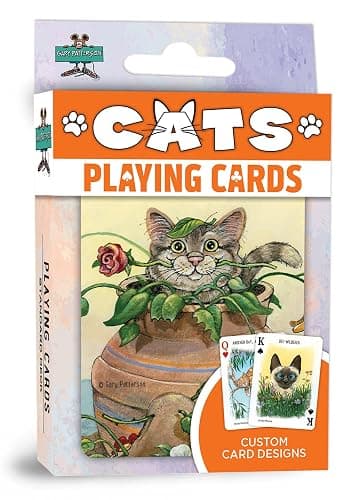 MasterPieces Officially Licensed Cats Playing Cards - 54 Card Deck for Adults - Image 1