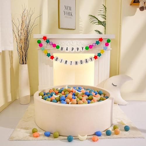 Star, Heart, Moon Ball Pit Balls, 200pcs thumbnail 5
