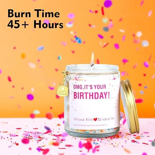 OMG It's Your Birthday Candle - Birthday Cake Candle Birthday Candle for Women, Happy Birthday Candles Gifts for Women Dessert Candle, Unique Birthday Gifts for Women Girls Friends Sister, 7oz thumbnail 2