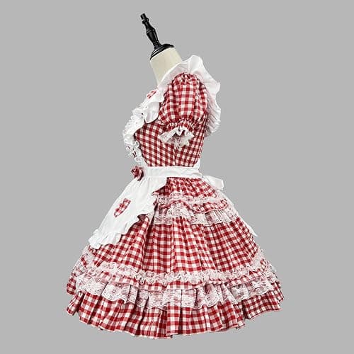 Mittelalter Kleid Damen Renaissance Elegant Princess Lolita Rokoko Partykleid Mittelalterkleid Kostüme Frauen Gothic Kleider Halloween Kleidung Midikleid Party Halloween Karneval Kostüm Cosplay thumbnail 2