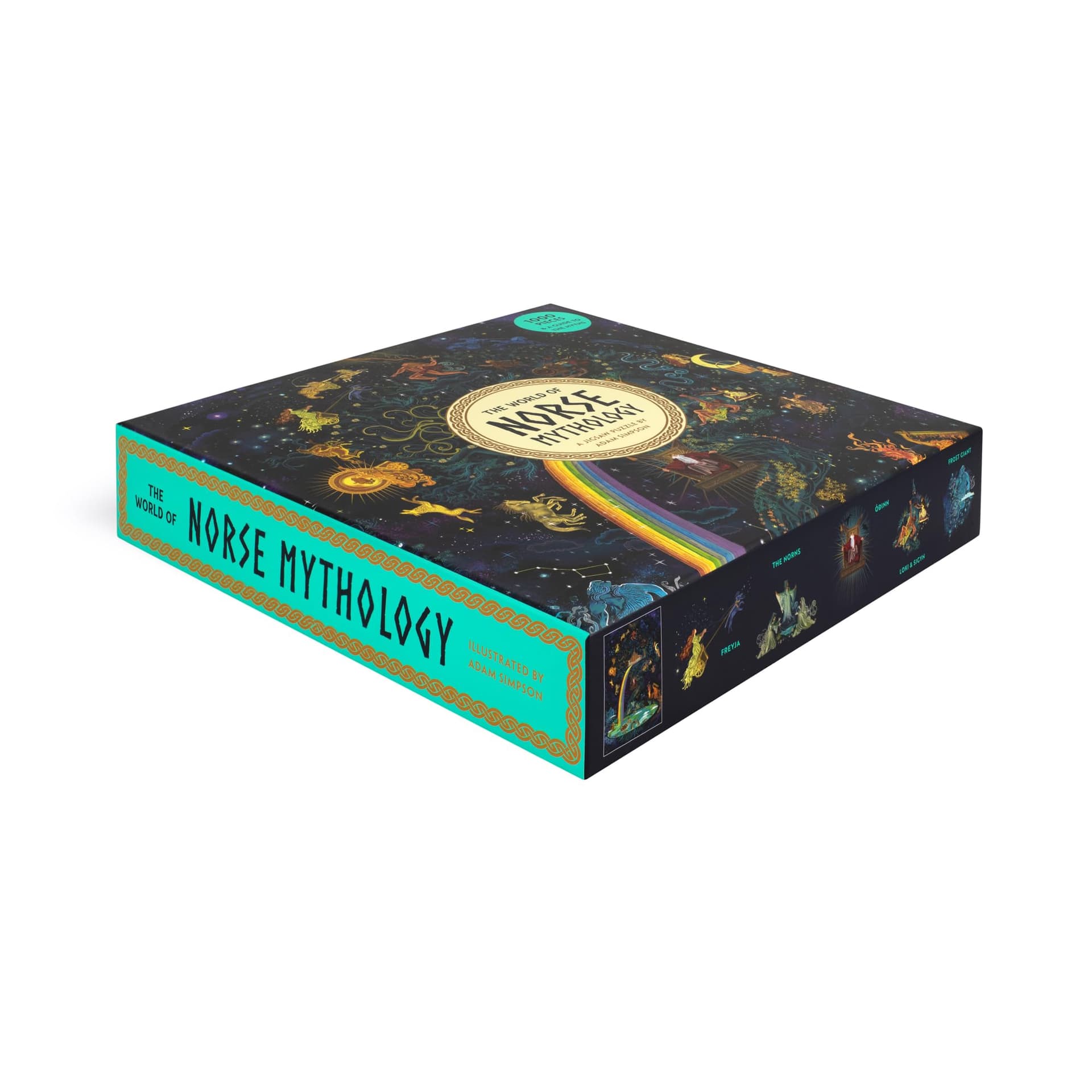 The World of Norse Mythology a 1000-piece Jigsaw Puzzle: A Puzzle by Adam Simpson thumbnail 2