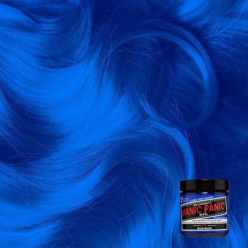 MANIC PANIC Classic Blue Moon Semi Permanent Hair Color - Neon Cool Blue Hair Dye for Women & Men That Lasts 4-6 Weeks - Vegan, Ammonia & Cruelty-Free - Create & Mix Custom Shades (4oz) thumbnail 4