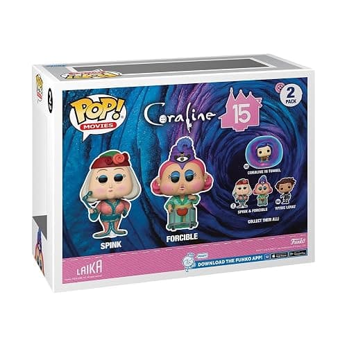 Funko Pop Movies: Coraline 15th Anniversary - Spink & Miss Forcible 2-Pack - Collectable Vinyl Figure - Gift Idea - Official Merchandise - Toys for Kids & Adults - Cartoon/Animation Fans thumbnail 5
