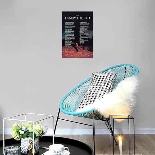 fasrfaswa I KNOW THE END by Phoebe Bridgers Canvas Poster Bedroom Decor Office Room Decor Gift Unframe-style 12x18inch(30x45cm) thumbnail 2