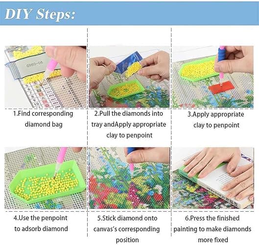 CHWGLFGG 5D Diamond Art Kits for Adults Beginners, 3 Pack Virgin Mary Diamond Painting Kits, DIY Full Round Drill Paint by Diamonds Dot Gem Art for Adults, Home Wall Decor 12x 16 Inch thumbnail 7
