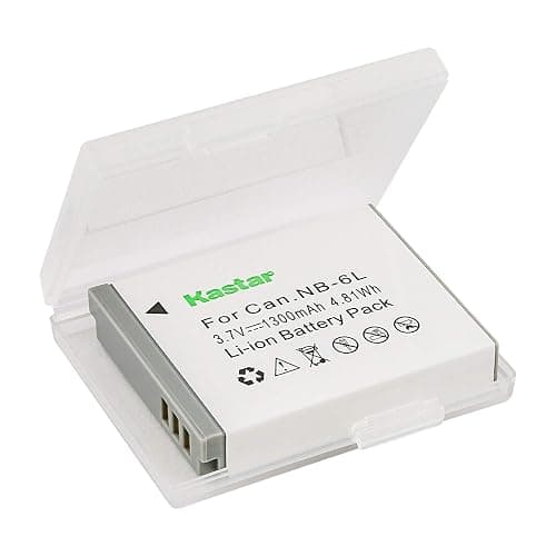 Kastar 1-Pack Battery and AC Wall Charger Replacement for Canon NB-6L, NB-6LH Battery, CB-2LY Charger, Canon IXUS 85 is, IXUS 95 is, IXY Digital 25 is, Digital IXUS 200 is, Digital IXUS 210 Camera thumbnail 2