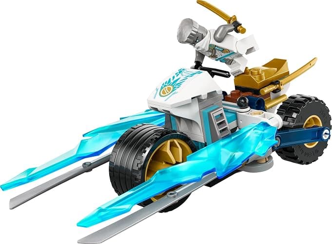 LEGO NINJAGO Zane’s Ice Motorcycle Toy with 1 Minifigure Included, Buildable Model Vehicle, Ninja Gift for Kids Ages 7 and Up, 71816 thumbnail 5