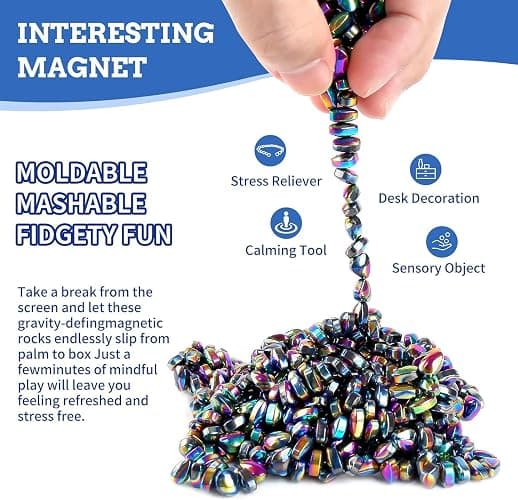 550pcs Putty, Fidget Toys, Fidget Toys Adults ，Sensory Toys，Adults Gifts,Desk Fidgets Toys for Office Stress/Anxiety Relief (550 PCS(Colour)) thumbnail 2