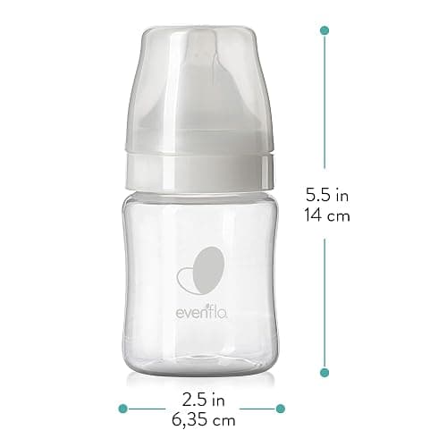 Evenflo Feeding Premium Proflo Venting Balance Plus Wide Neck Baby, Newborn and Infant Bottles - Developed by Pediatric Feeding Specialists - 5 Ounce (Pack of 6) thumbnail 3