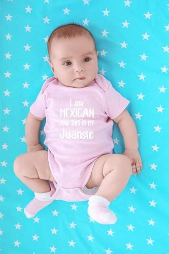 CBTwear I Am Mexican and This Is My Juansie Funny Baby Bodysuit thumbnail 4
