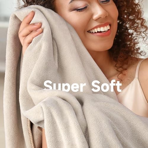 Umisleep 100% Microfiber Hair Towel, 41" x 22" Super Absorbent Towel Wrap with Elastic Loop, Large Curly Hair Towel for Women Long, Thick Hair, Camel thumbnail 5