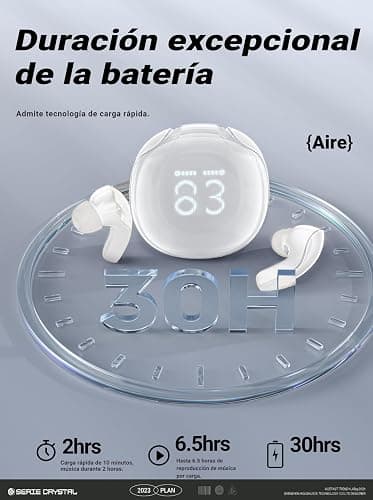 Acefast Earphones TWS T9, Bluetooth 5.3, IPX4 (porcelain white) thumbnail 3