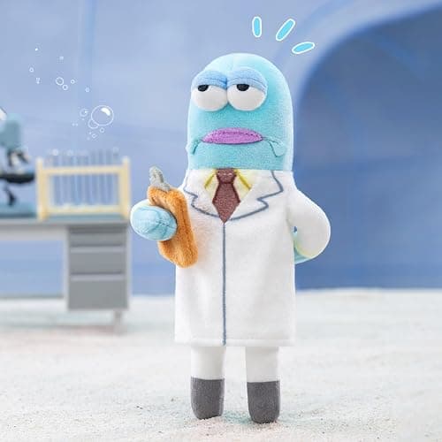 POP MART Spongbob Residents of Bikini Bottom-Whimsical Plush Part2, Blind Box Keychain – Plush Pendant, Bag Charm, Collectible Holiday Birthday Gift, Single Box thumbnail 4