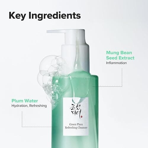 Beauty of Joseon Green Plum Refreshing Cleanser Gel Type Deep Pore Cleansing, Acne Face Wash, Blackhead Remover for All Skin Types, Korean Skincare 100ml, 3.38 fl.oz thumbnail 5