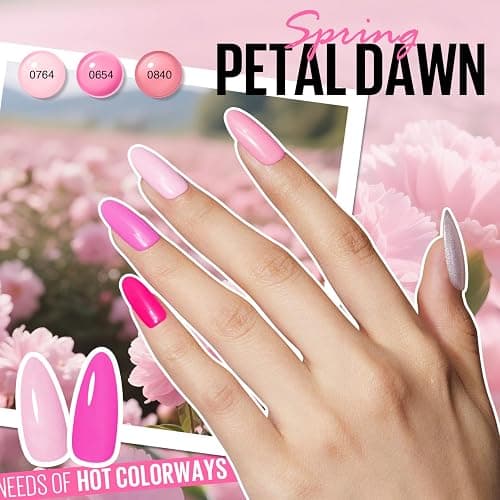 MEFA 46 Pcs Gel Nail Polish Set, 42 Colors All Seasons Gel Polish Set Colorful Begginer Kit Kit with Base Coat & Glossy/Matte Top Coat, Nail Art Manicure Salon DIY Gifts for Girls thumbnail 3