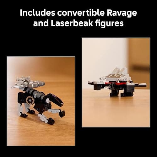 LEGO Icons Transformers: Soundwave - Building Set W/Sound Effects for Adults, 18+ - Model Kit W/Ravage & Laserbeak Figures - DIY Home Decor - Collectible Gift Idea for Sci-FI & Movie Fans - 10358 thumbnail 6