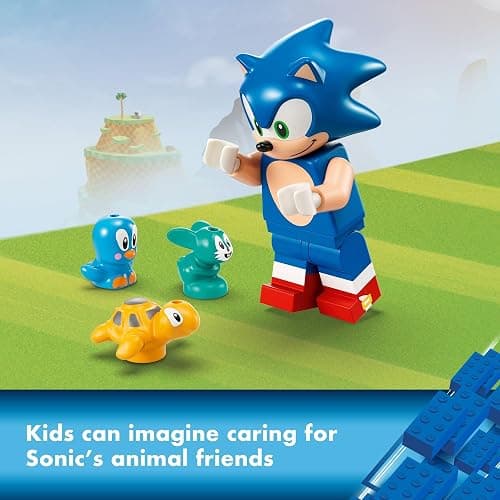 LEGO Sonic The Hedgehog Sonic vs. Dr. Eggman’s Death Egg Robot Building Toy for Sonic Fans and 8 Year Old Gamers, Includes Speed Sphere and Launcher Plus 6 Sonic Figures for Creative Role Play, 76993 thumbnail 6